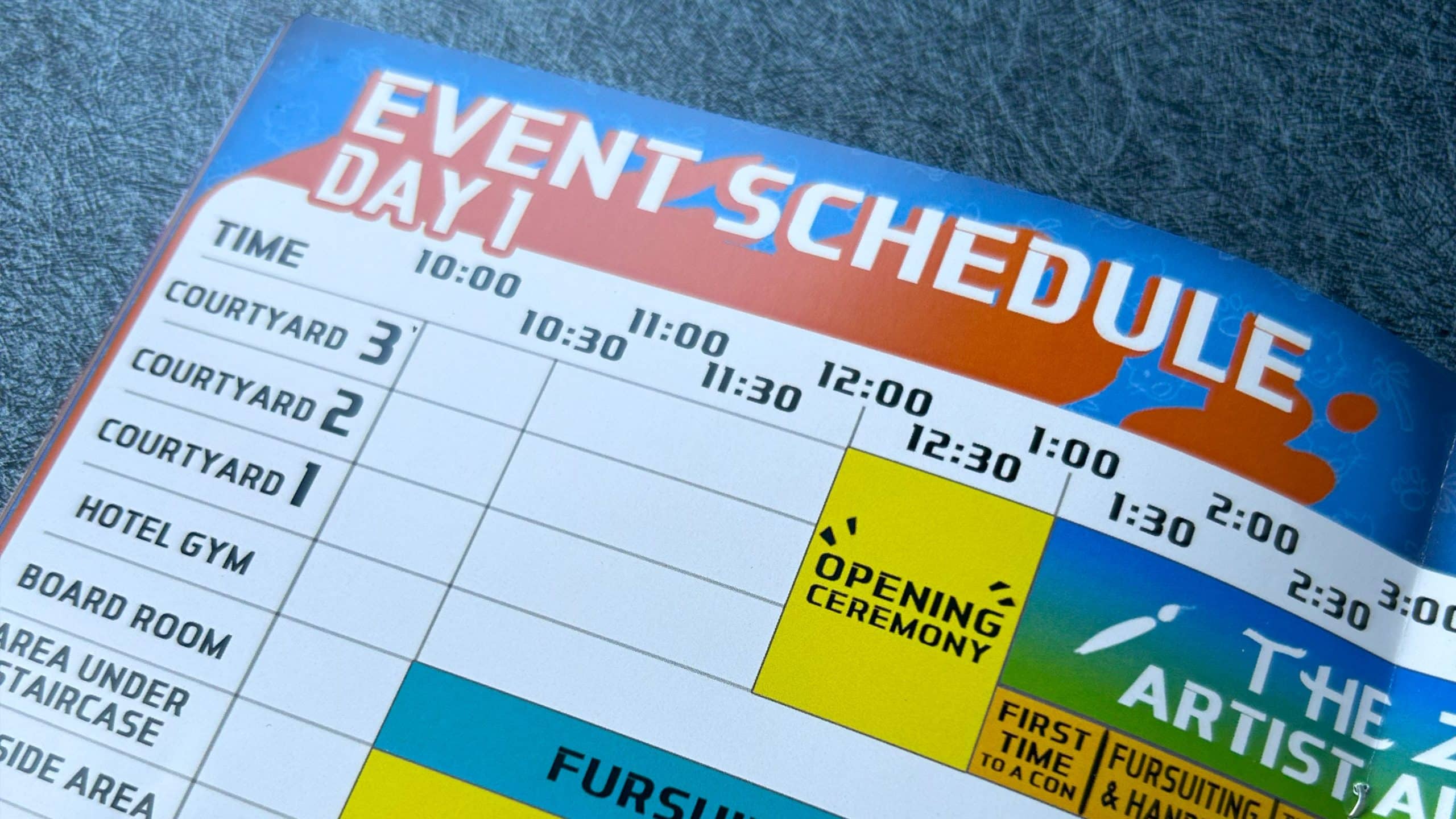 Schedule Little Island Furcon